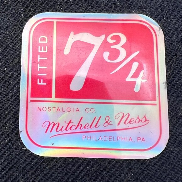 Vintage Mitchell & Ness New Orleans Saints Fitted Cap 7 3/4 Black 25th Ann 1991 - Picture 2 of 16